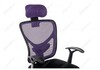 Миниатюра фото компьютерное кресло lody 1 фиолетовое / черное | 220svet.ru