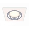 Миниатюра фото комплект встраиваемого светильника ambrella light techno spot xc7631003 swh/psl белый песок/серебро полированное (c7631, n7012) | 220svet.ru