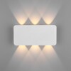 Миниатюра фото настенный светодиодный светильник eurosvet angle 40138/1 led белый | 220svet.ru