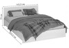 Миниатюра фото полутораспальная кровать woodville ронда венге 507795 140х200  | 220svet.ru