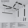 Миниатюра фото коннектор угловой для накладного шинопровода elektrostandard slim magnetic 85090/00 a061237 | 220svet.ru