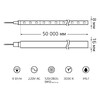 Миниатюра фото гибкий неон gauss 8w/m 120led/m 2835smd теплый белый 50m 311000108 | 220svet.ru