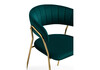 Миниатюра фото стул woodville kamelia 1 green / gold 15472 | 220svet.ru