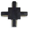 Миниатюра фото коннектор х-образный volpe ubx-q123 r41 black 1 polybag ul-00007452 | 220svet.ru