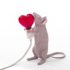 Миниатюра фото настольная лампа mouse lamp love edition usb seletti | 220svet.ru