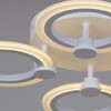 Миниатюра фото потолочная светодиодная люстра reluce 09501-0.3-04 wh | 220svet.ru