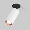 Миниатюра фото встраиваемый светодиодный спот elektrostandard 25052/led белый/черный a058173 | 220svet.ru