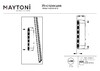 Миниатюра фото трековый магнитный светильник maytoni points tr082-1-6w3k-m-w | 220svet.ru
