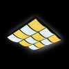 Миниатюра фото потолочный светодиодный светильник ambrella light orbital crystal sand fs1520 wh/sd 288w d810*720 | 220svet.ru
