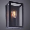 Миниатюра фото уличный настенный светильник arte lamp belfast a4569al-1bk | 220svet.ru