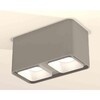 Миниатюра фото комплект накладного светильника ambrella light techno spot xs7852001 sgr/swh серый песок/белый песок (c7852, n7701) | 220svet.ru
