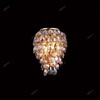 Миниатюра фото настенный светильник crystal lux charme ap2+2 led oro/amb | 220svet.ru