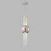 Миниатюра фото подвесной светодиодный светильник crystal lux sp3w led chrome | 220svet.ru