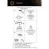 Миниатюра фото подвесной светодиодный светильник aployt lunet apl.014.03.100 | 220svet.ru