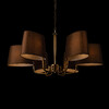 Миниатюра фото подвесная люстра loft it hilton 10527/6 brass | 220svet.ru