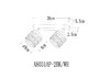 Миниатюра фото спот arte lamp atria a8031pl-2wh | 220svet.ru