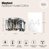 Миниатюра фото настенный светильник maytoni colline mod083wl-02ch | 220svet.ru