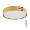 Миниатюра фото потолочный светодиодный светильник sonex coraggio 7721/65l коричневый | 220svet.ru