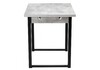 Миниатюра фото стол деревянный форли бетон / черный матовый | 220svet.ru