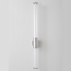Миниатюра фото настенный светодиодный светильник crystal lux lineup ap18w led chrome | 220svet.ru