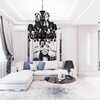 Миниатюра фото подвесная люстра loft it 10210/12 black | 220svet.ru