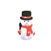 Миниатюра фото фигурка светодиодная «снеговик-3» 27x18см (11034) uniel uld-m1827-030/sta | 220svet.ru