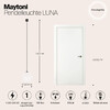 Миниатюра фото подвесной светодиодный светильник maytoni technical luna p039pl-5w4k-20-b | 220svet.ru