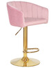 Миниатюра фото стул барный dobrin darcy gold lm-5025_goldbase-11753 розовый | 220svet.ru