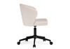Миниатюра фото компьютерное кресло woodville lika white teddy / black 15858 | 220svet.ru