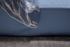 Миниатюра фото простыня на резинке тенсель синяя garda decor 144hf-10406 | 220svet.ru