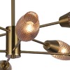 Миниатюра фото потолочная люстра escada desire 10165/8pl copper | 220svet.ru