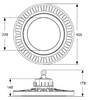 Миниатюра фото подвесной светодиодный светильник deko-light aludra 732140 | 220svet.ru