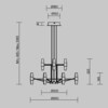 Миниатюра фото подвесная люстра светодиодная maytoni arana mod401pl-l72bs3k | 220svet.ru