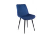 Миниатюра фото стул на металлокаркасе woodville седа синий (zd 798) / черный 632434 | 220svet.ru