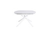 Миниатюра фото стол обеденный раскладной garda decor 83mc-1957dt bel | 220svet.ru