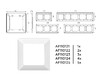 Миниатюра фото рамка 5-постовая ambrella volt alfa line af110125 | 220svet.ru