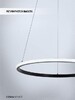 Миниатюра фото подвесной светодиодный светильник seven fires lisel wd6021/1p-bk | 220svet.ru