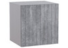 Миниатюра фото шкаф навесной woodville эннис белый / бетон светлый 563554 | 220svet.ru