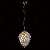 Миниатюра фото подвесной светильник crystal lux charme sp2+2 led oro/ambra | 220svet.ru