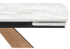 Миниатюра фото керамический стол раскладной woodville шаннон carla larkinm / дуб монтана 588055 | 220svet.ru