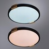 Миниатюра фото потолочный светодиодный светильник arte lamp jersey a2683pl-72bk | 220svet.ru