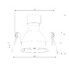 Миниатюра фото встраиваемый светильник elektrostandard minnie 25057/01 a067710 | 220svet.ru