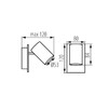 Миниатюра фото спот kanlux evalo el-1i w-sr 35690 | 220svet.ru