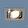 Миниатюра фото встраиваемый светильник elektrostandard 1021/1 mr16 ch хром 4690389055805 | 220svet.ru