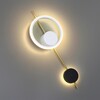 Миниатюра фото настенный светодиодный светильник lumion marque  5691/13wl белый, черный, золотой | 220svet.ru