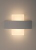 Миниатюра фото настенный светодиодный светильник эра design wl7 wh+wh | 220svet.ru
