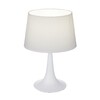 Миниатюра фото настольная лампа ideal lux london tl1 small bianco | 220svet.ru