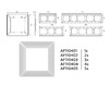 Миниатюра фото рамка 2-постовая ambrella volt alfa line af110402 | 220svet.ru