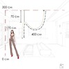 Миниатюра фото потолочный светильник loft it thread 10388c black | 220svet.ru
