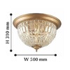 Миниатюра фото потолочный светильник favourite orientalium 2296-6c | 220svet.ru